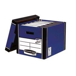 Cheap Stationery Supply of Bankers Box FSC Premium Storage Box (Presto) Tall Blue 7260603 Pack of 12 12 for the price of 10 152498 Office Statationery
