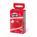 The photograph captures a Henkel Glues & Adhesives Pritt Glue Roller, with a sleek design and durable construction. The roller is refillable and features a permanent adhesive system, with a width of 84mm and a length of 16m. The label proudly displays the brand name and product details, while the background offers a clean and modern aesthetic. Overall, the photograph showcases a practical and high-quality glue roller for any adhesive needs.