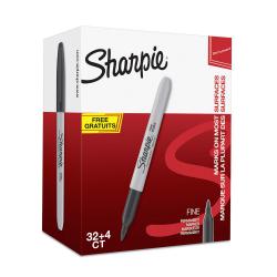 Cheap Stationery Supply of Sharpie Permanent Markers Fine Point Black 2025040 Pack of 36  155196 Office Statationery