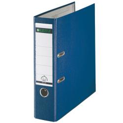 Cheap Stationery Supply of Leitz FSC Lever Arch File Plastic 80mm Spine Foolscap Blue 11101135 Pack of 10 155616 Office Statationery