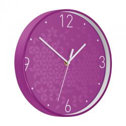 Cheap Stationery Supply of Leitz WOW Wall Clock 290x290x43mm Purple 90150062 156414 Office Statationery