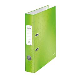 Cheap Stationery Supply of Leitz WOW Lever Arch File 80mm Spine for 600 Sheets A4 Green 10050054 Pack of 10 159863 Office Statationery