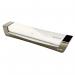 The picture features the sleek and modern design of the ACCO Brands Leitz iLam Office Laminator in silver, ready to laminate A3-sized documents. Its compact size and user-friendly controls make it ideal for any office setting. The machine is equipped with advanced laminating technology for high-quality results.