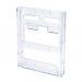 The Deflecto Wall Display Units are a modular and connectable system that can be mounted on any wall. Its clear A4 holders allow for easy display and organization of literature and other materials. The sleek design adds a professional touch to any space.
