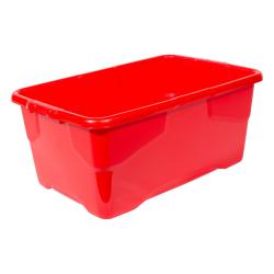 Cheap Stationery Supply of Strata Curve Box 42 Litre Red XW202B-RED 165650 Office Statationery