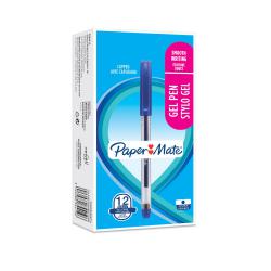 Cheap Stationery Supply of Paper Mate Gel Pen 0.5mm Capped Blue Ink 2084419 Pack of 12  166865 Office Statationery