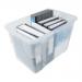 Strata Curve Box 65 Litre Clear Ref XW203B-CLR