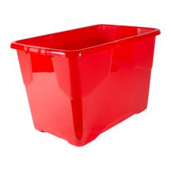 Cheap Stationery Supply of Strata Curve Box 65 Litre Red XW203B-RED 169127 Office Statationery