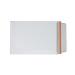This photo features a stack of unbranded board backed envelopes in white, with a peel and seal closure. The envelopes measure 241x178mm and there are 100 in the pack. Clean, crisp, and professional.