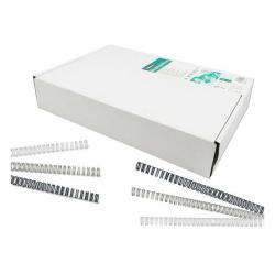 Cheap Stationery Supply of Fellowes Wire Binding Combs 6mm Capacity 21-35 80gsm Sheets White 53215 Pack of 100 171397 Office Statationery
