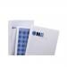 GBC Thermal Binding Covers 3mm Front PVC Clear Back Gloss A4 White Ref IB370021 [Pack 100]