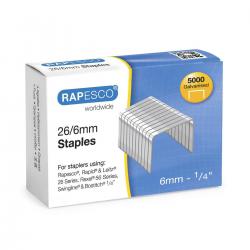 Cheap Stationery Supply of Rapesco Staples 26/6mm S11662Z3 Pack of 5000 202223 Office Statationery