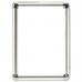 This photo showcases a sleek and modern display frame made from silver-colored aluminium. It measures 297x13x420mm and is designed to hold A3 size photos or documents. The front-loading feature and fixings make it easy to change and secure your treasured memories. Perfect for adding style to any room.