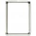 This picture shows 5 Star Picture Frames & Albums 5 Star Facilities Clip Display Frame. Made of aluminium, it is front-loading and measures A2 size (420x13x594mm). The frame is in silver color and comes with fixings.