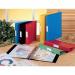 Rexel Budget Ring Binder Semi-rigid Polypropylene 2 O-Ring 25mm Size A4 Red Ref 13422RD [Pack 10]