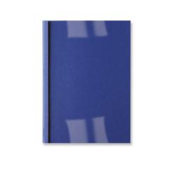 Cheap Stationery Supply of GBC Thermal Binding Covers 1.5mm Front PVC Clear Back Leathergrain A4 Royal Blue IB451003 Pack of 100 Office Statationery