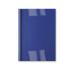 GBC Thermal Binding Covers 1.5mm Front PVC Clear Back Leathergrain A4 Royal Blue Ref IB451003 [Pack 100]