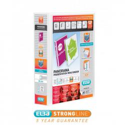 Cheap Stationery Supply of Elba Panorama Presentation Ring Binder PP 4 D-Ring 50mm Capacity A4 White 400008433 Pack of 4 255238 Office Statationery