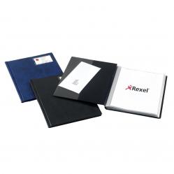 Cheap Stationery Supply of Rexel Nyrex Slimview Display Book 24 Pockets A4 Black 10015BK 263608 Office Statationery