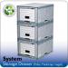 Bankers Box by Fellowes System Storage Drawer Stackable Grey/White FSC Ref 01820 [Pack 5]