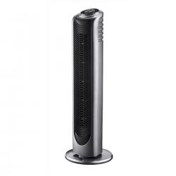 Cheap Stationery Supply of Tower Fan with Remote Control 3-Speed Oscillating 8hr Timer 240V 50W H710mm Dark Silver 272400 Office Statationery