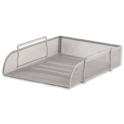 Cheap Stationery Supply of 5 Star Office Mesh Letter Tray Scratch Resistant Stackable Front Load Portrait Foolscap Silver 287901 Office Statationery