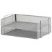 The 5 Star Letter Trays are made of durable mesh material in a sleek silver color. These trays feature a scratch-resistant surface and can be stacked for convenience. They are designed to hold foolscap-sized documents and can be loaded from the side. The landscape orientation allows for efficient organization and easy access to important papers.