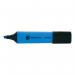 A pack of 12 5 Star Office blue highlighters with chisel tips, creating lines ranging from 1-5mm. The colors are vibrant and the highlighters are perfect for organizing notes and highlighting important information.