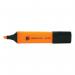 This image shows a pack of 12 orange 5-star highlighters with a chisel tip, perfect for clear and precise highlighting. Each highlighter has a 1-5mm line thickness, making them versatile for any task. The vibrant orange color adds a splash of brightness to any work.