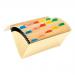 5 Star Office De Luxe Expanding File 19 Pockets A-Z Foolscap Cardboard Cover Buff