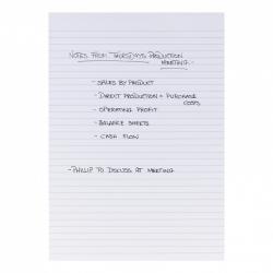 Cheap Stationery Supply of 5 Star Office Memo Pad Headbound 60gsm Ruled 160pp A4 White Paper Pack of 10 297587 Office Statationery
