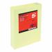 This photograph features a vibrant package of 5 Star Coloured Paper. The 80gsm paper is ream-wrapped and multifunctional, with 500 sheets in a beautiful light yellow color. Perfect for any printing needs on A4 paper.