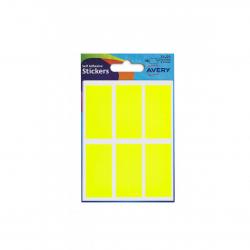 Cheap Stationery Supply of Avery Packets of Labels Rectangular 50x25mm Neon Yellow 32-223 10x36 Labels 309968 Office Statationery