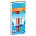 The image features a pack of 12 Mechanical Pencils from Newell Brands, specifically the Paper Mate Non-Stop Automatic Pencil in assorted neon barrels. The lead size is 0.7mm and the lead type is HB. The packaging prominently displays the brand name and product details.