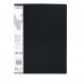 Rexel See and Store Book with Full-length Spine Ticket 20 Pockets A4 Black Ref 10555BK