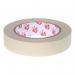 A photo of 5 Star Masking Tape shows six rolls of crepe paper tape, each 25mm in width and 50m in length. The tape is neatly rolled and packaged, with the brand name and product name clearly visible. The background is plain, allowing the bright colors of the tape to stand out.