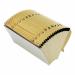 In the image, there is a cream-colored expanding file with 19 pockets labeled from A-Z. The file is made by the brand 5 Star and is designed for office use. It is compact in size and has a professional appearance. The tabs on each pocket are clearly visible and the file can expand to hold a large amount of documents. Overall, it appears to be a practical and efficient organizational tool.