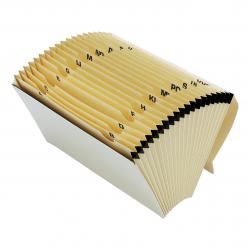 Cheap Stationery Supply of 5 Star Office Economy Expanding File 19 Pockets A-Z Foolscap Cream 330569 Office Statationery