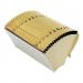 This picture displays a 5 star expanding file from 5 Star Office. The file has 19 pockets, each labeled with the letters A-Z. The color of the file is cream and it measures in foolscap size. The file is open, showing the expansion capabilities and the alphabetical organization. The tabs on each pocket are visible, making it easy to navigate and find specific documents.