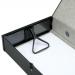 5 Star Office Box File 75mm Spine Lock Spring Foolscap Black [Pack 5]