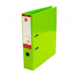 Cheap Stationery Supply of 5 Star Office Lever Arch File 70mm Foolscap Green Pack of 10 332926 Office Statationery
