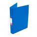 The photo features a stack of 10 blue 5 Star Office 2 O-Ring Binders, made of durable polypropylene material. Each binder is labeled with the 5 Star logo, showcasing its high-quality and professional look. The binders are designed to hold A4-sized documents and come with 2 O-rings for secure closure.