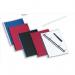 GBC Desktop Velobinder Binding Strips 45mm 4 Prongs Bind 200 Sheets A4 Black Ref 9741635 [Pack 25] 347873