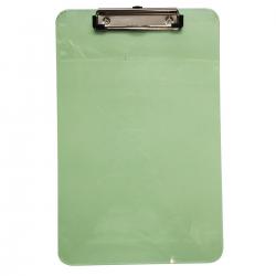 Cheap Stationery Supply of 5 Star Office Clipboard Polypropylene Shatterproof Pink or Green or Turquoise 350022 Office Statationery