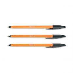 Cheap Stationery Supply of Bic Orange Ball Pen Fine 0.8mm Tip 0.3 mm Line Black 1199110114 Pack of 20 Office Statationery