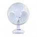 The Spicers Fans 5 Star Facilities Desk Fan has a sleek, modern design with a 12 inch diameter and 90 degree oscillation feature. The white color adds a clean and stylish touch. It also has a tilt and lock function and comes with 3 speed settings. The fan stands at 480mm high and has a 305mm diameter.