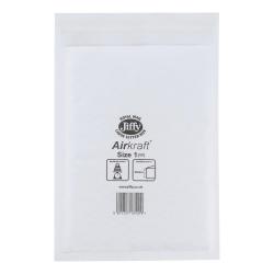 Cheap Stationery Supply of Jiffy Airkraft Bag Bubble-lined Size 1 Peel and Seal 170x245mm White JL-1 Pack of 100 390052 Office Statationery