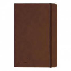 Cheap Stationery Supply of Silvine Executive Soft Feel Notebook 80gsm Ruled with Marker Ribbon 160pp A4 Tan 198TN 391141 Office Statationery