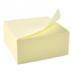 Cheap Stationery Supply of 5 Star Office Re-Move Notes Cube Pad of 400 Sheets 76x76mm Yellow 397999 Office Statationery