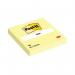 Post-it Notes 76x76mm Canary Yellow (Pack of 12) 654Y 3M01403